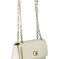 Elegant White Chain Shoulder Handbag