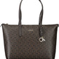 Chic Contrasting Detail Shoulder Bag