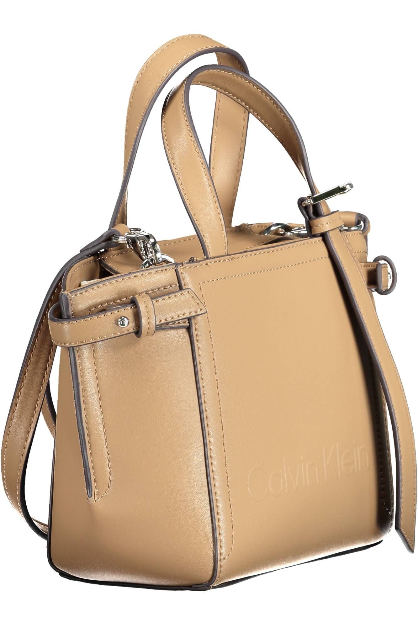 Elegant Brown Handbag with Versatile Straps