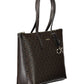 Chic Contrasting Detail Shoulder Bag