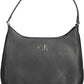 Elegant Black Shoulder Bag with Zip Closure