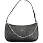 Eco-Chic Black Chain Handle Handbag