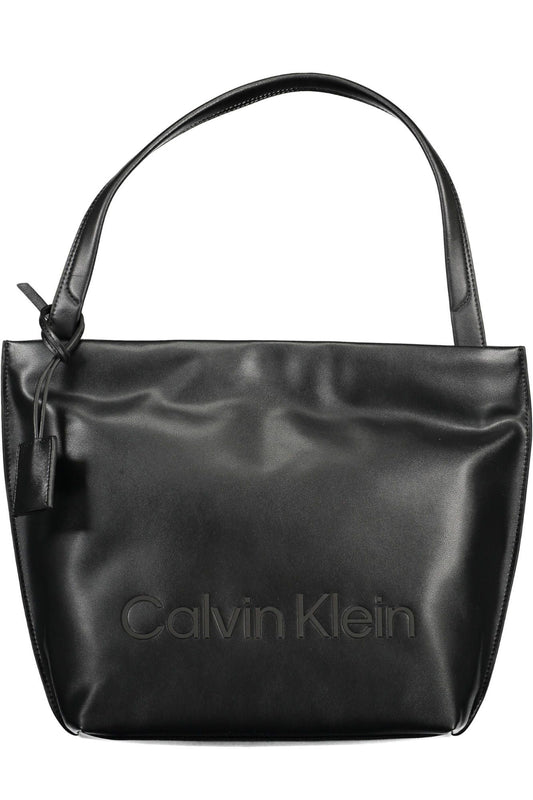 Elegant One-Handle Shoulder Bag in Sleek Black