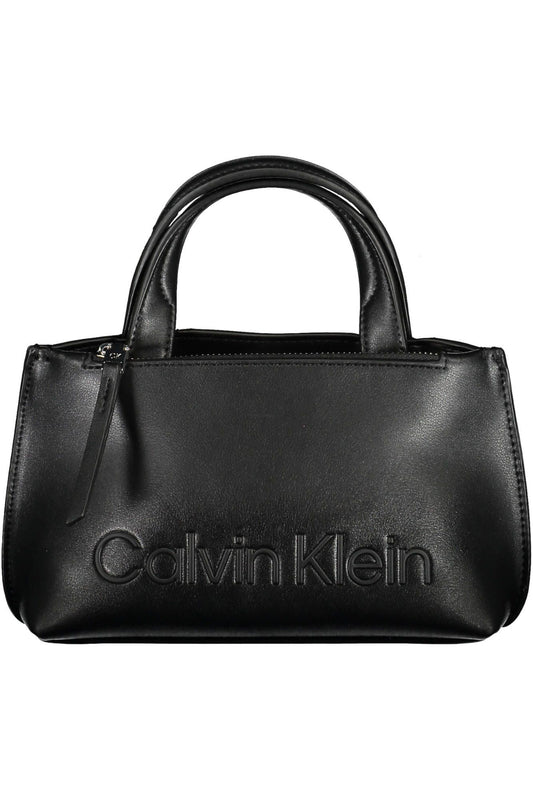 Elegant Black Dual-Handle Designer Bag