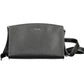 Elegant Black Shoulder Bag with Logo Detailing