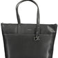 Elegant Black Shoulder Bag with Contrasting Details