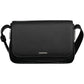 Chic Snap Closure Shoulder Bag in Sleek Black