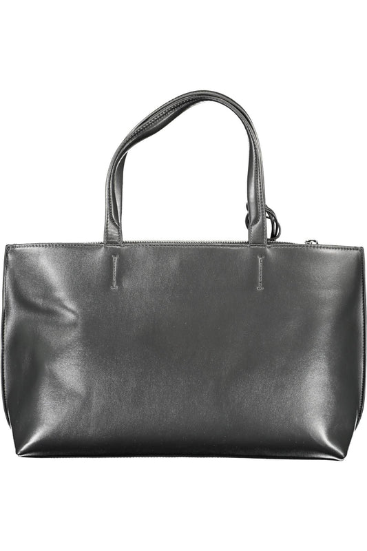 Eco-Chic Black Designer Handbag