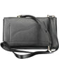 Chic Black Shoulder Bag with Eco-Conscious Twist