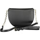 Elegant Twist Lock Shoulder Bag in Black