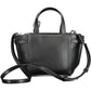 Chic Black Shoulder Handbag with Zip Closure