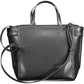 Elegant Black Two-Handle Recycled Polyester Bag