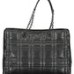 Elegant Chain-Handle Black Handbag
