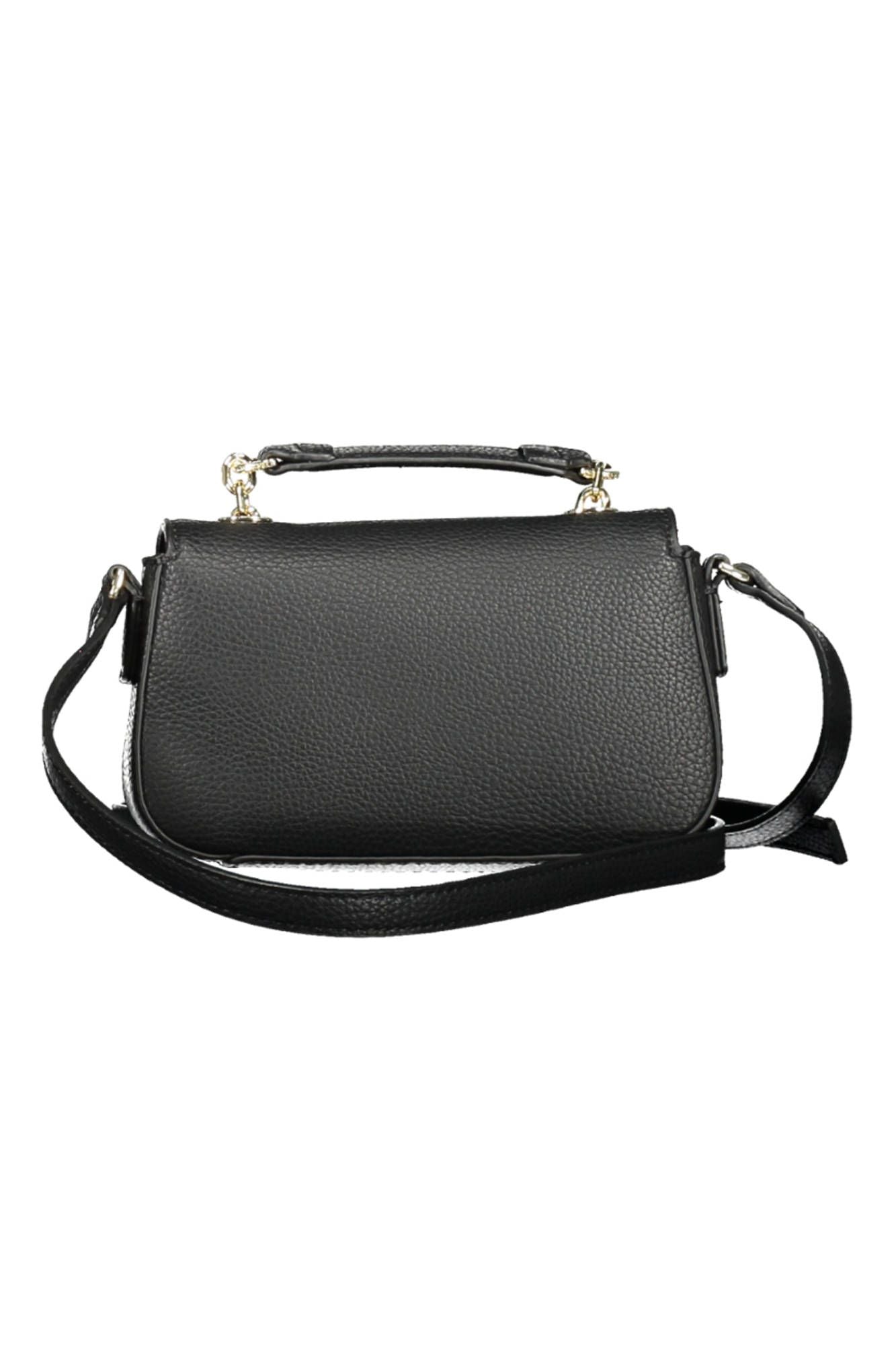 Elegant Black Chain Handled Evening Bag