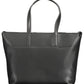 Elegant Black Shoulder Bag with Contrasting Details
