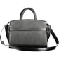 Chic Black Handbag with Contrasting Details