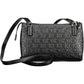 Elegant Black Shoulder Bag with Contrasting Details