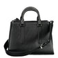 Elegant Black Contrasting Details Handbag