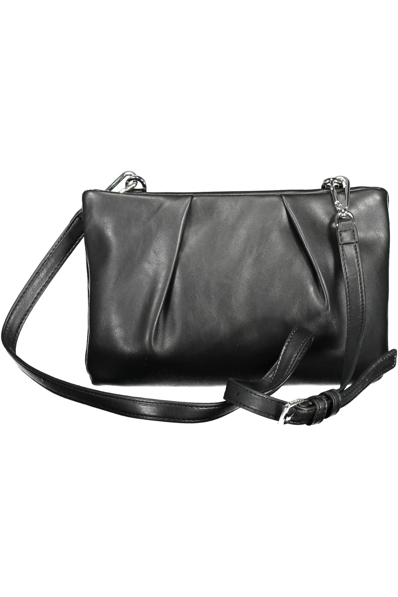 Chic Black Multi-Compartment Handbag