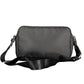Eco-Chic Black Shoulder Bag with Contrasting Details