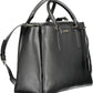 Elegant Black Shoulder Bag with Chic Detailing