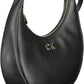 Elegant Black Recycled Shoulder Bag