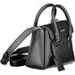 Elegant Black Dual-Compartment Shoulder Bag