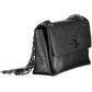 Elegant Chain-Handle Black Shoulder Bag