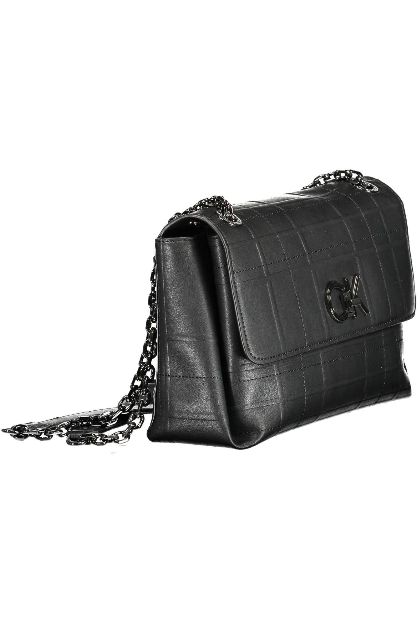 Elegant Chain-Handle Black Shoulder Bag