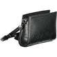 Elegant Black Shoulder Bag with Sleek Logo Detail