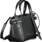 Chic Black Shoulder Handbag with Zip Closure