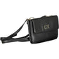 Sleek Black Recycled Polyester Handbag