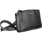 Elegant Black Shoulder Bag with Logo Detailing
