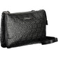 Elegant Black Shoulder Bag with Contrasting Details