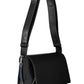 Elegant Black Polyester Shoulder Bag