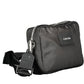 Eco-Chic Black Shoulder Bag with Contrasting Details