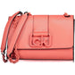 Chic Pink Shoulder Bag with Magnet Closure