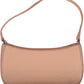 Chic Pink Chain Handle Bag with Contrasting Details