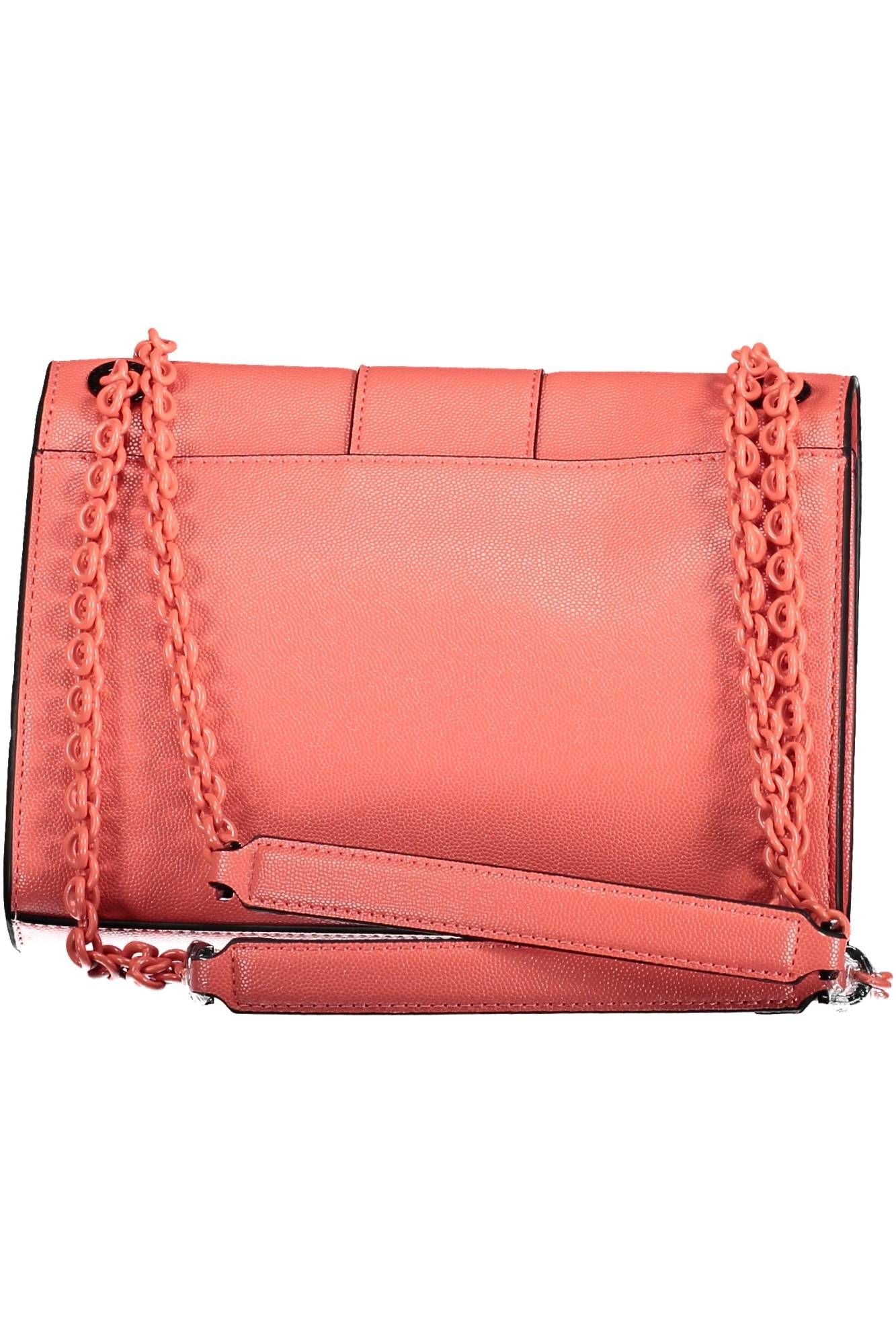 Chic Pink Shoulder Bag with Magnet Closure