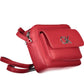 Chic Red Adjustable Shoulder Bag
