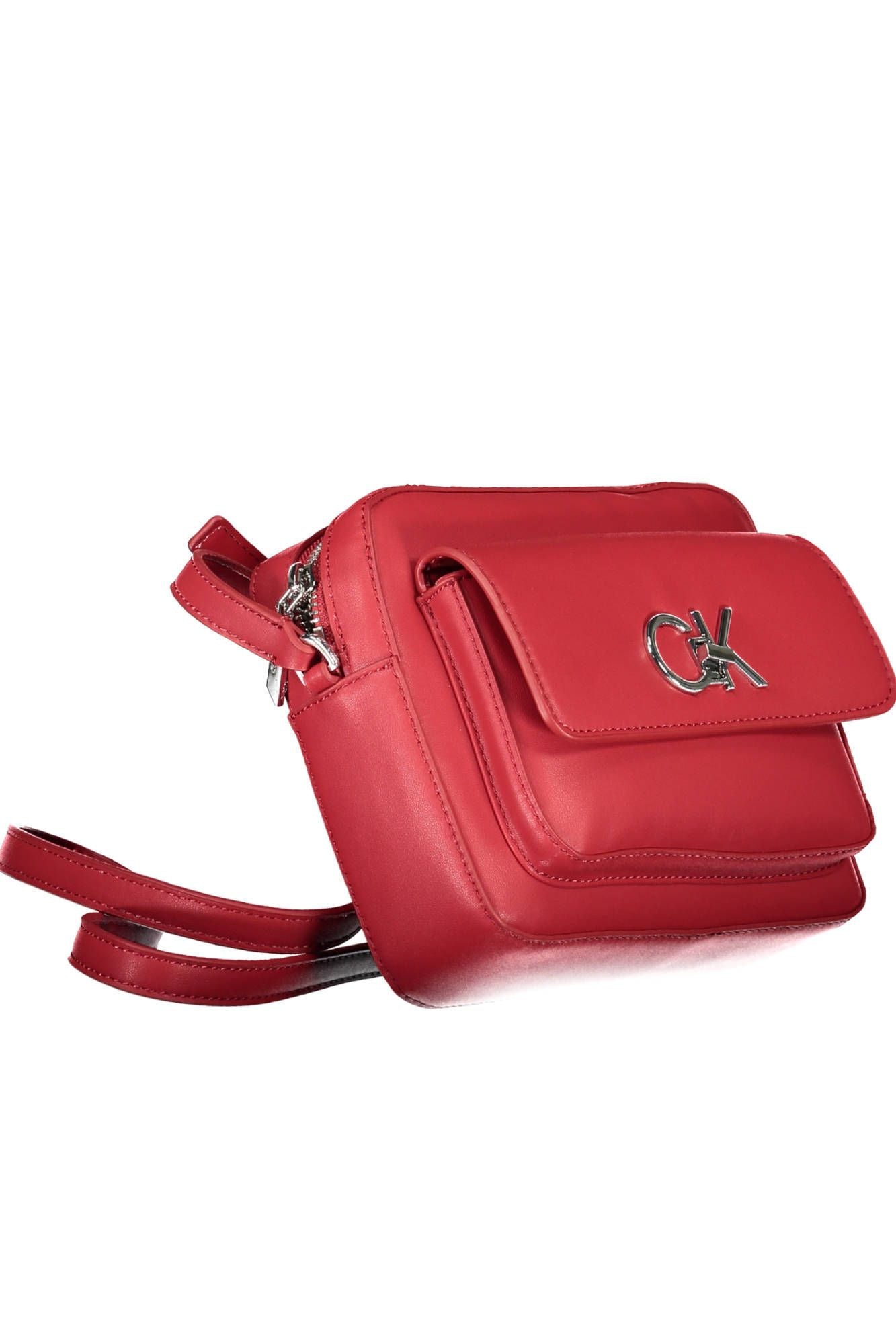 Chic Red Adjustable Shoulder Bag