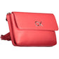 Chic Red Shoulder Bag with Adjustable Strap
