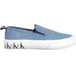 Chic Laceless Sneakers with Contrasting Accents