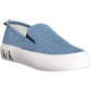 Chic Laceless Sneakers with Contrasting Accents