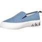 Chic Laceless Sneakers with Contrasting Accents