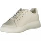 Elegant Beige Trainer with Logo Detail