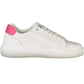 Eco-Conscious White Sneakers with Logo Accent