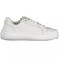 Elegant White Lace-Up Sport Sneakers