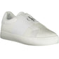 Chic White Elastic Band Sneakers