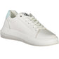 Chic White Lace-Up Sneakers with Logo Detail